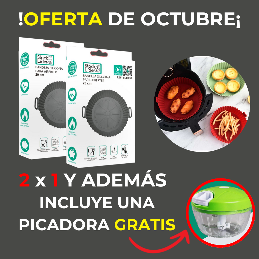 OFERTA 2X1 BANDEJAS Glim™ 🍟 - No gaste más tiempo en limpiar